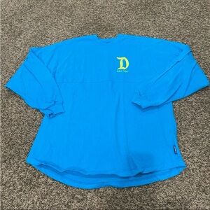 Disneyland resort NWOT Neilon, blue spirit, jersey, adult size large